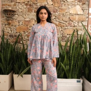 Misty Bloom Floral Co-ord Set