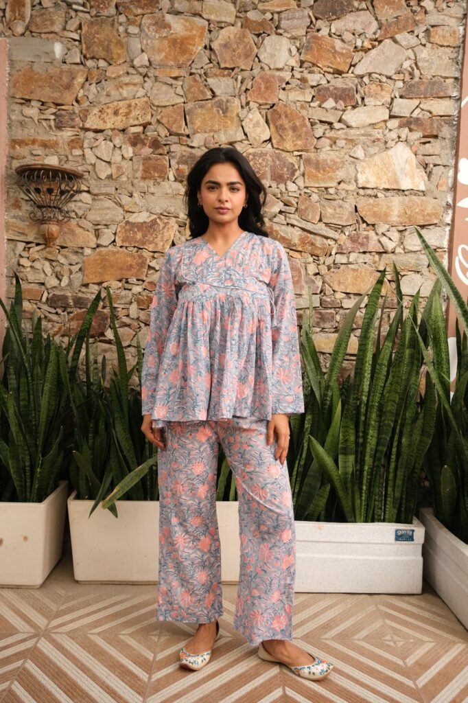 Misty Bloom Floral Co-ord Set
