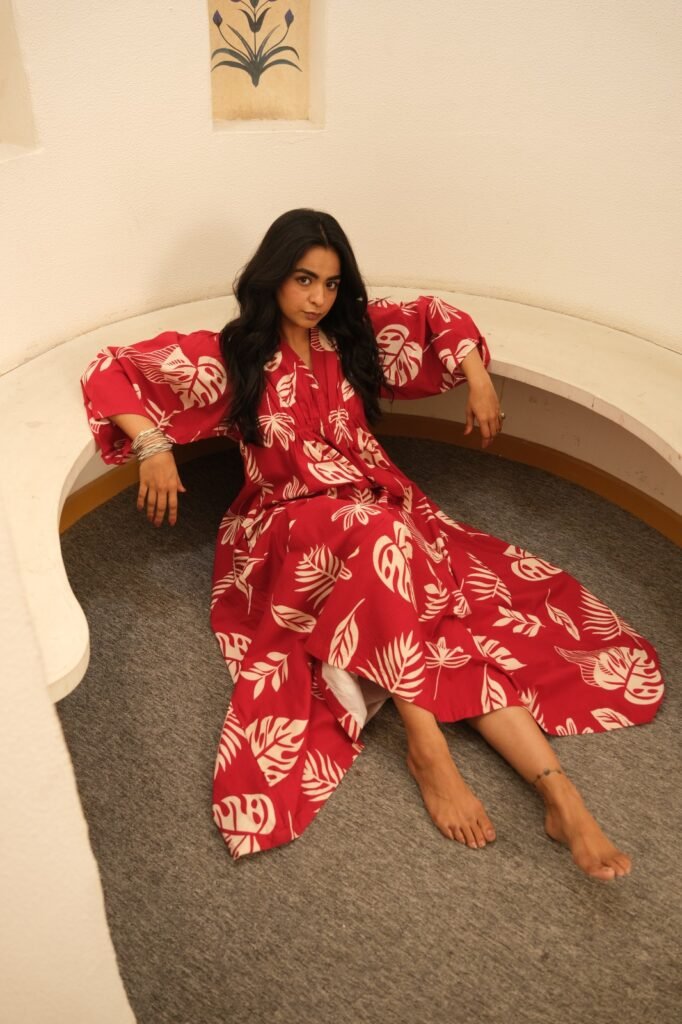 Scarlet Tropics Maxi Dress